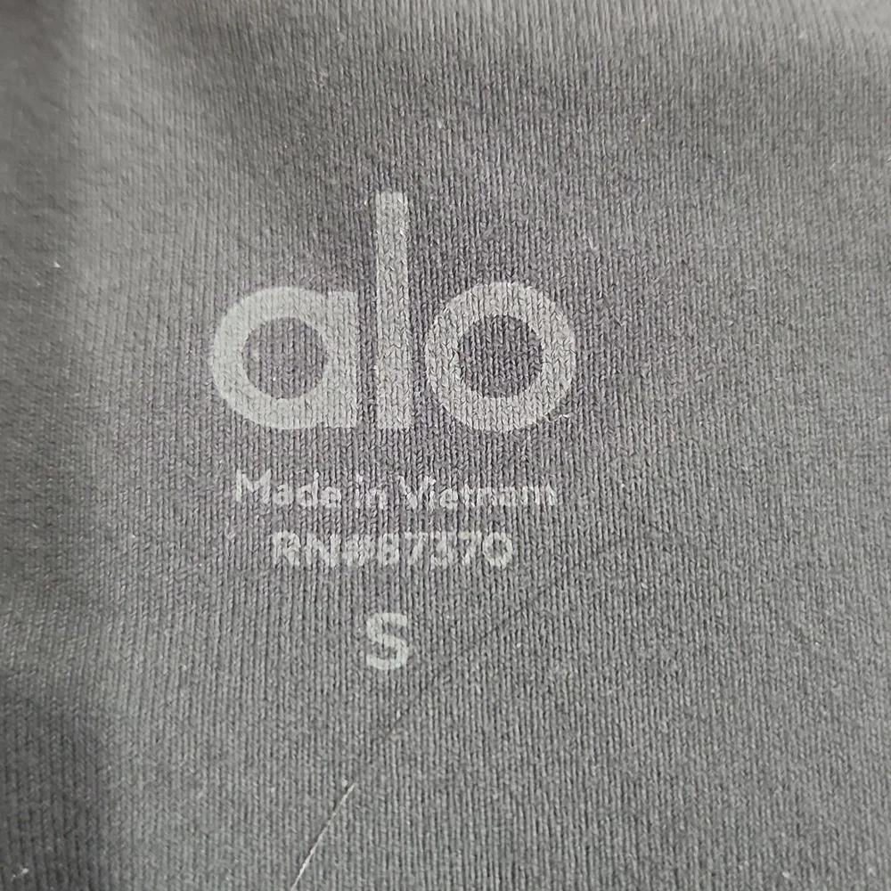 ALO YOGA High Waist Moto Legging Gray Size Small